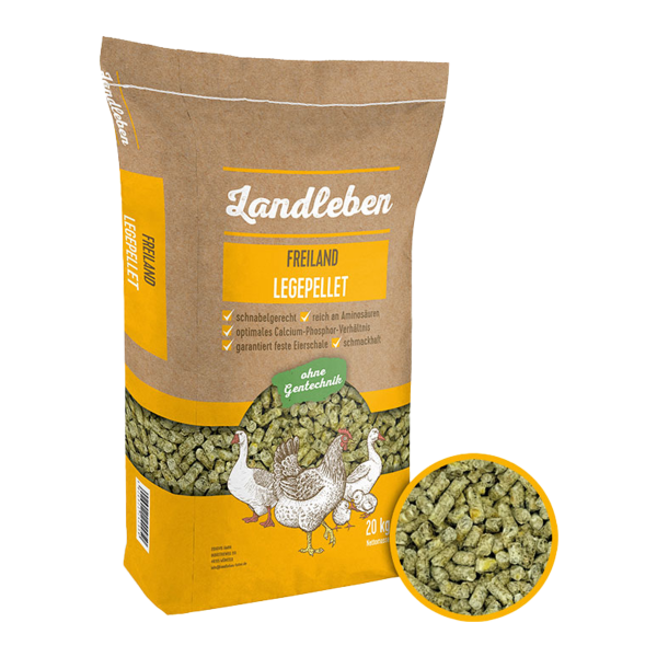 Landleben Freiland LegePellet 20 kg - MHD 08.2025 - Abverkauf